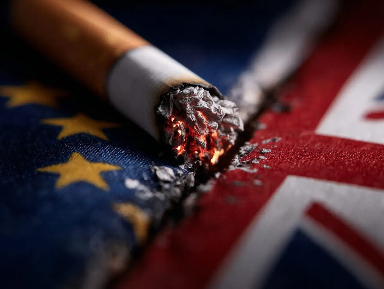Kiek Cigarečių Galima Vežti į JK 2026: Kas Pasikeitė Po Brexit