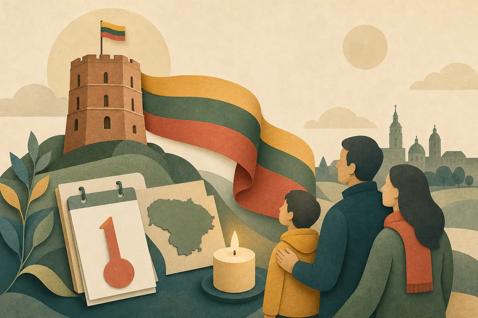 Lietuvos trispalvė kaip istorijos ir atgimimo simbolis