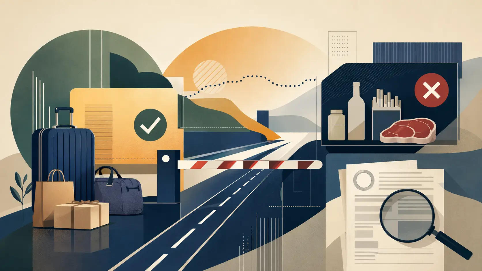 Automobilio bagažo patikra muitinės poste vykstant iš Baltarusijos į Lietuvą